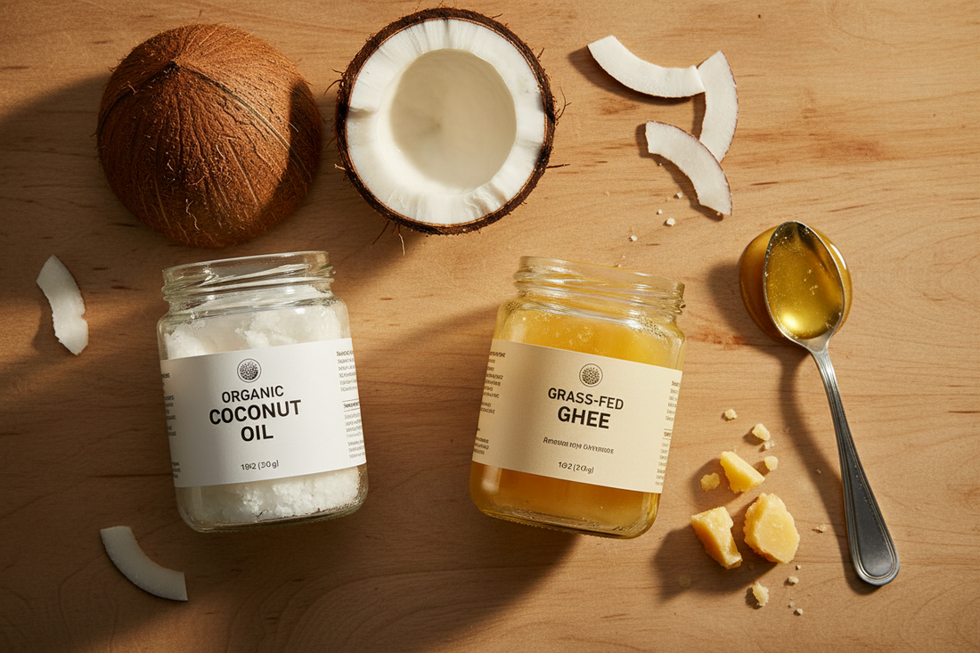 Coconut Oil vs Ghee: The Ultimate Healthy Fat Infographic