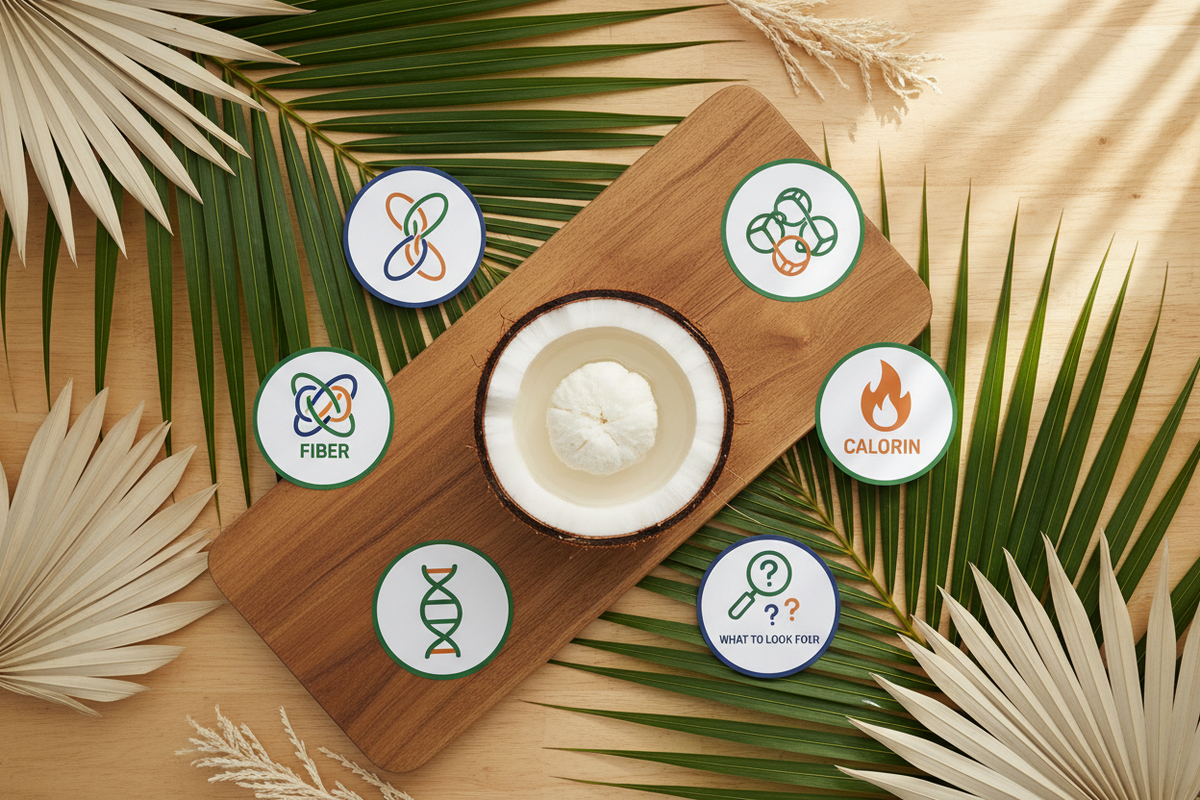 Sprouted Coconut Nutrition: The Best Way to Understand Calories, Fiber, Protein, and What to Look For